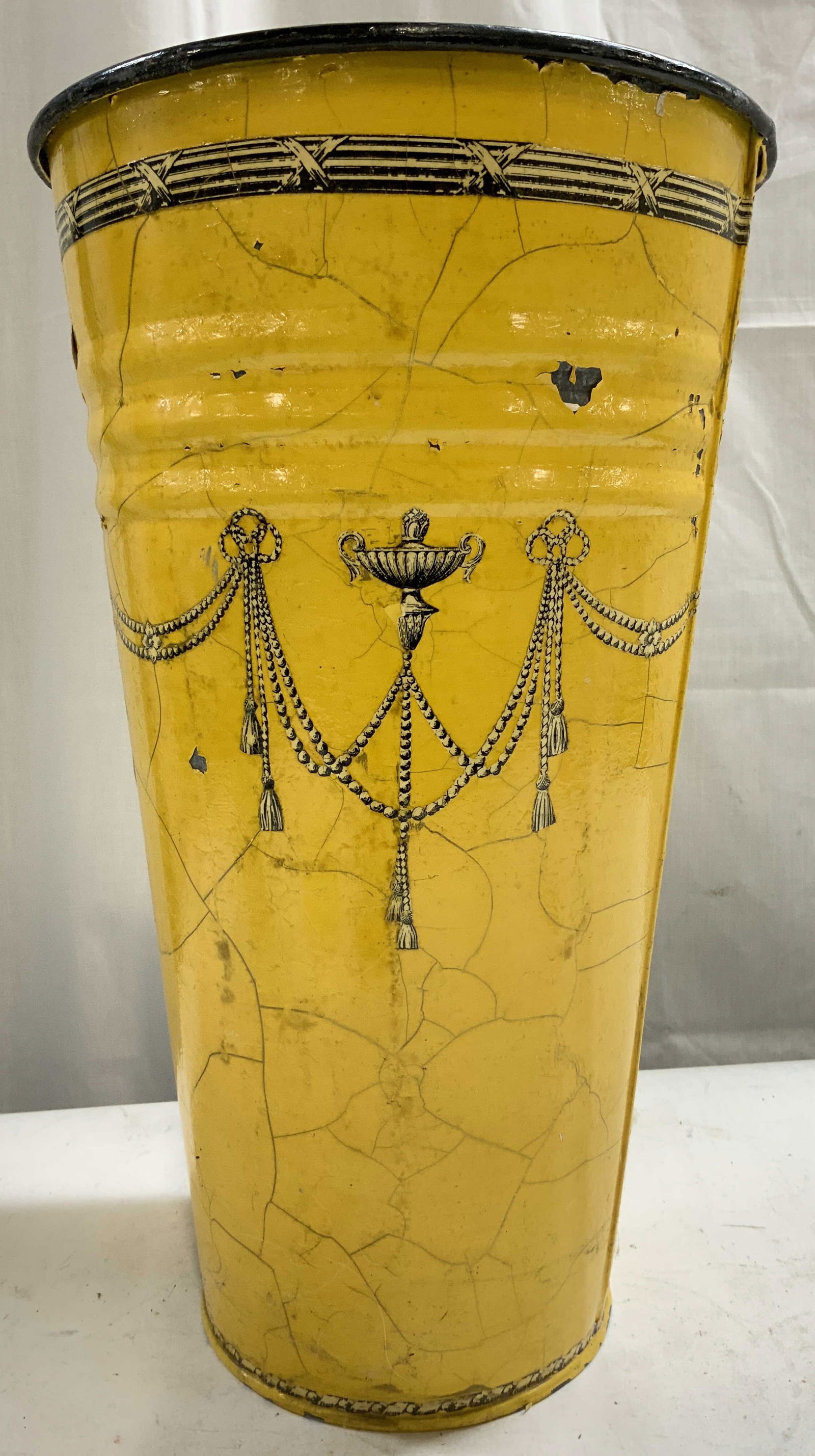 Vintage French Toleware Umbrella Holder (1 of 7)