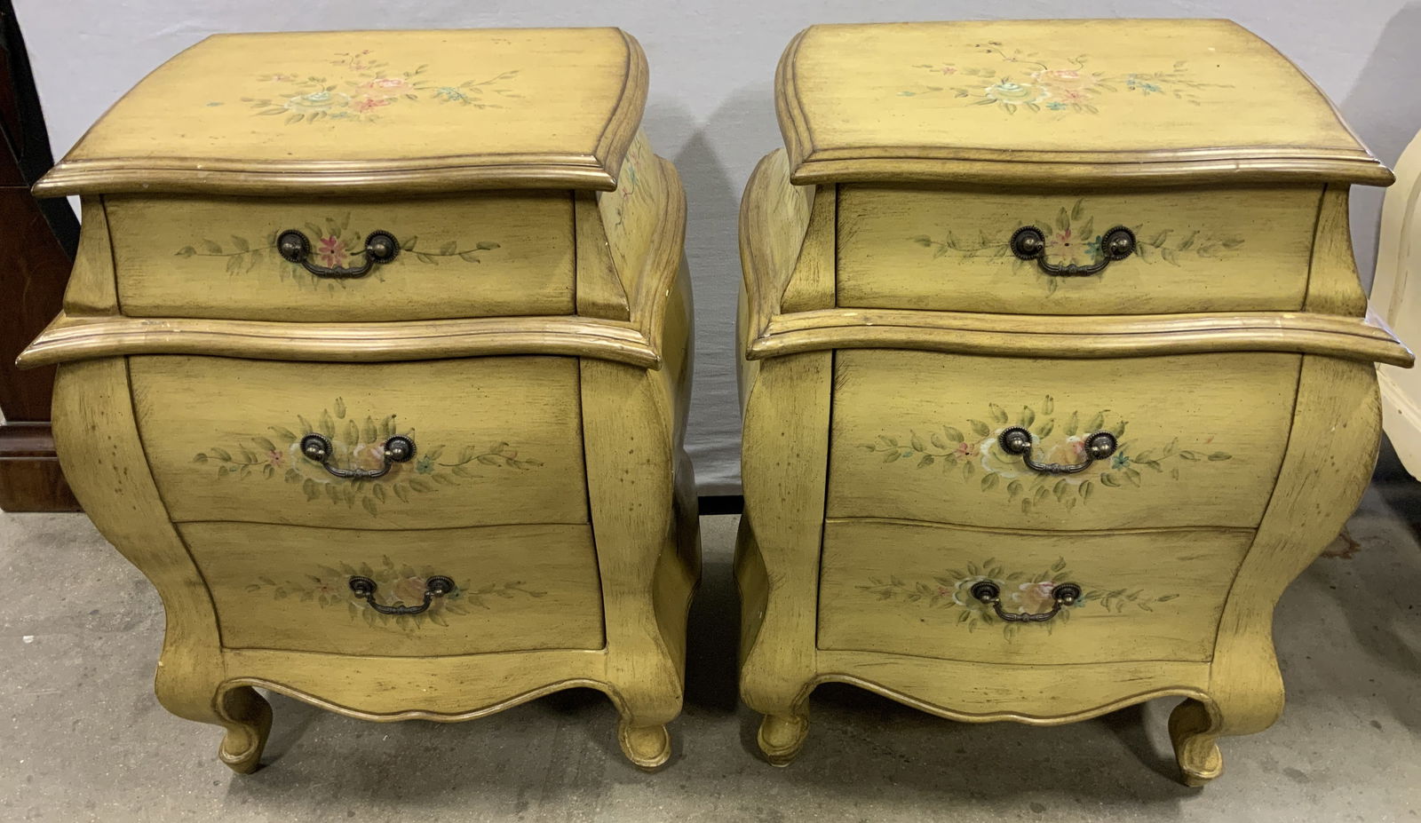 Vintage Pr Wooden 3 Drawer Nightstands (1 of 9)
