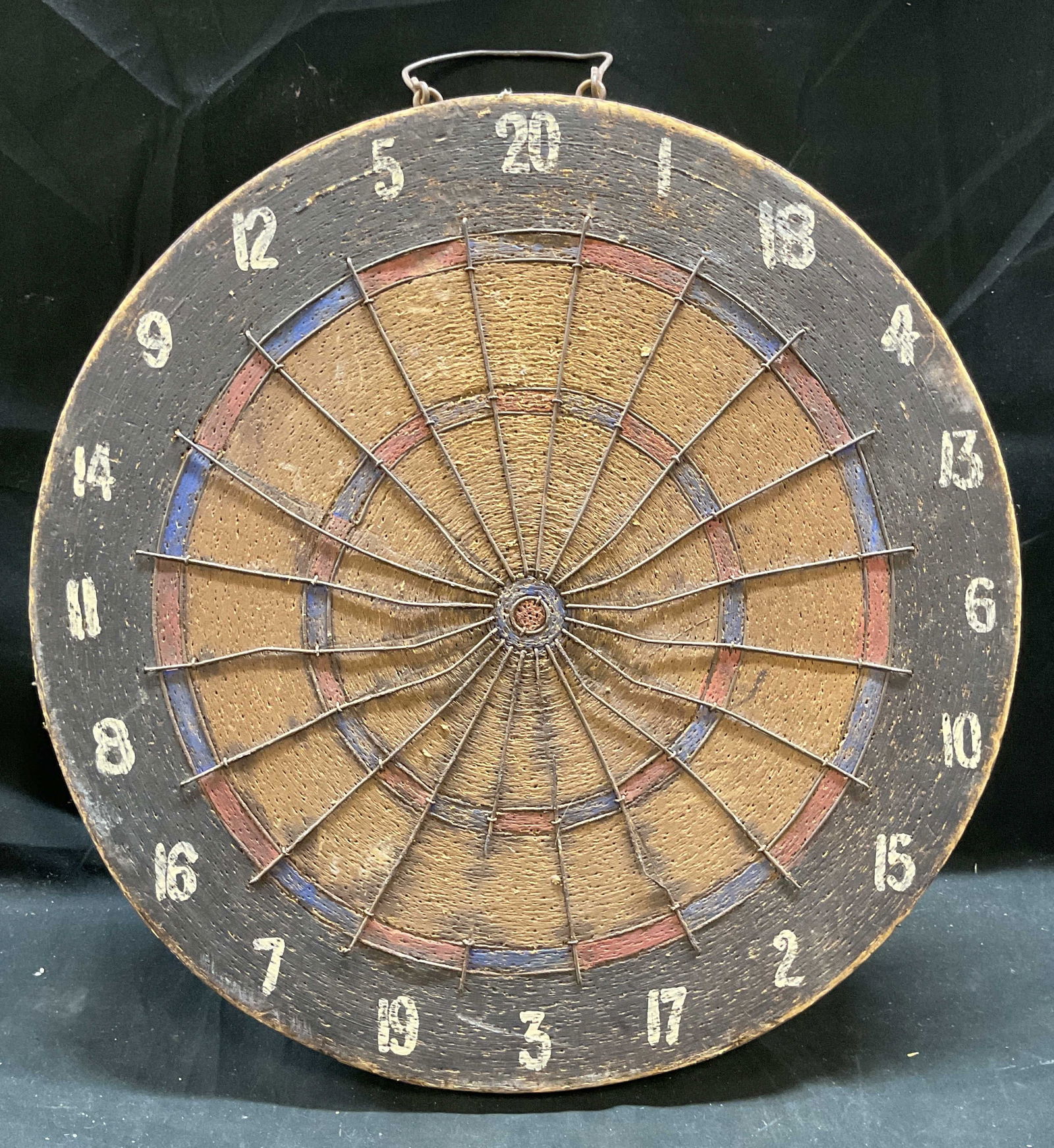 Vintage Handcrafted Dart Board (1 of 7)