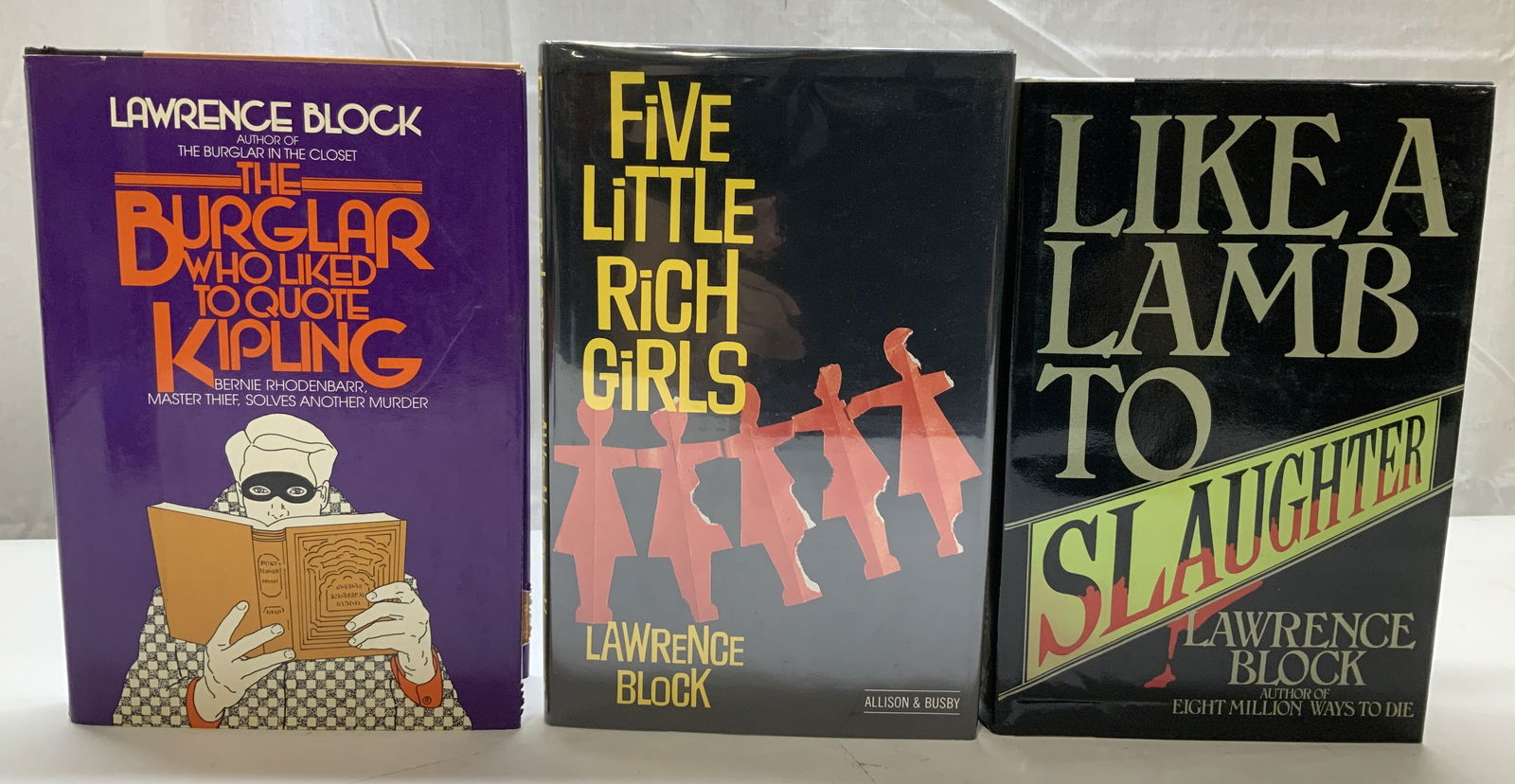 3 Mystery 1970-80s Novels BLOCK,  First Ed & More (1 of 16)