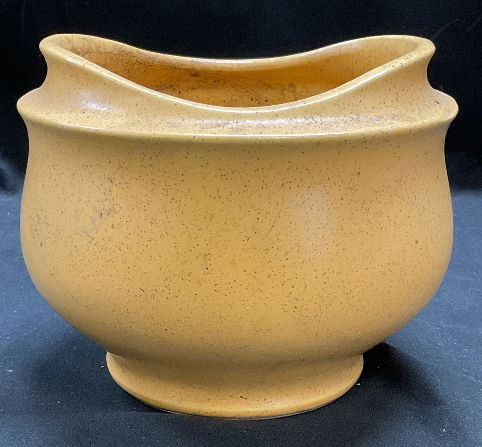 MCM Signed Yellow Ceramic Art Pottery Planter (1 of 6)