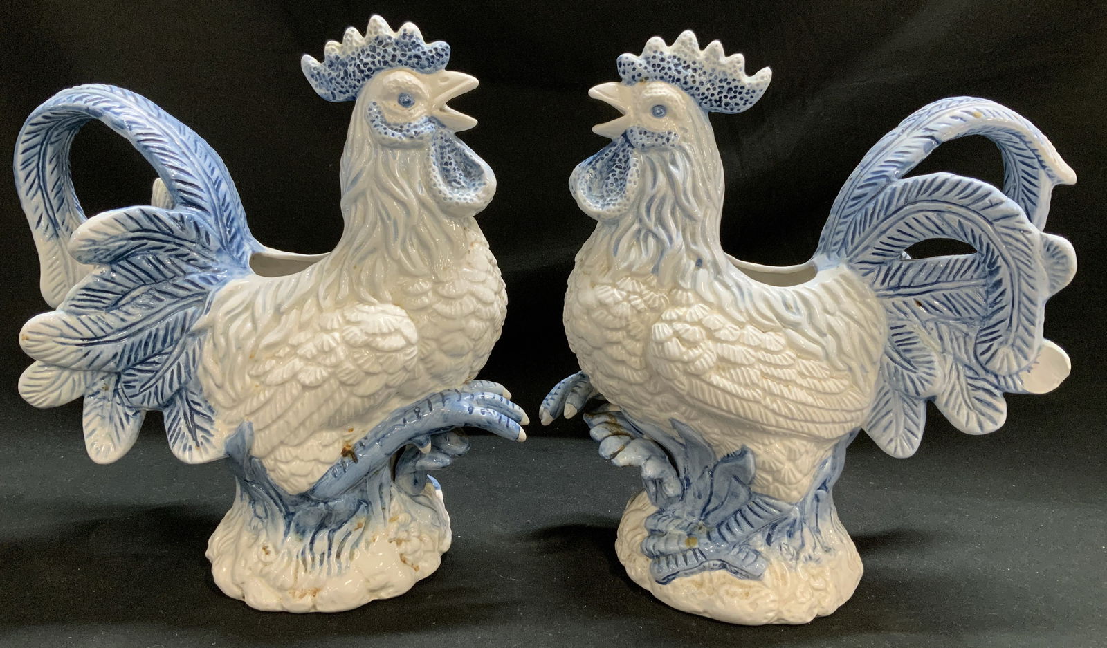 Pair Bella Casa By Ganz Ceramic Rooster Jugs (1 of 7)