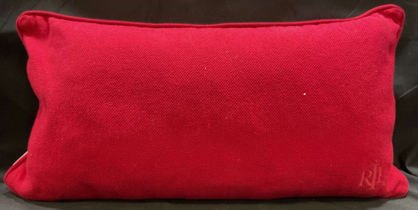 Ralph Lauren Red Cotton Pillow 25in (1 of 6)