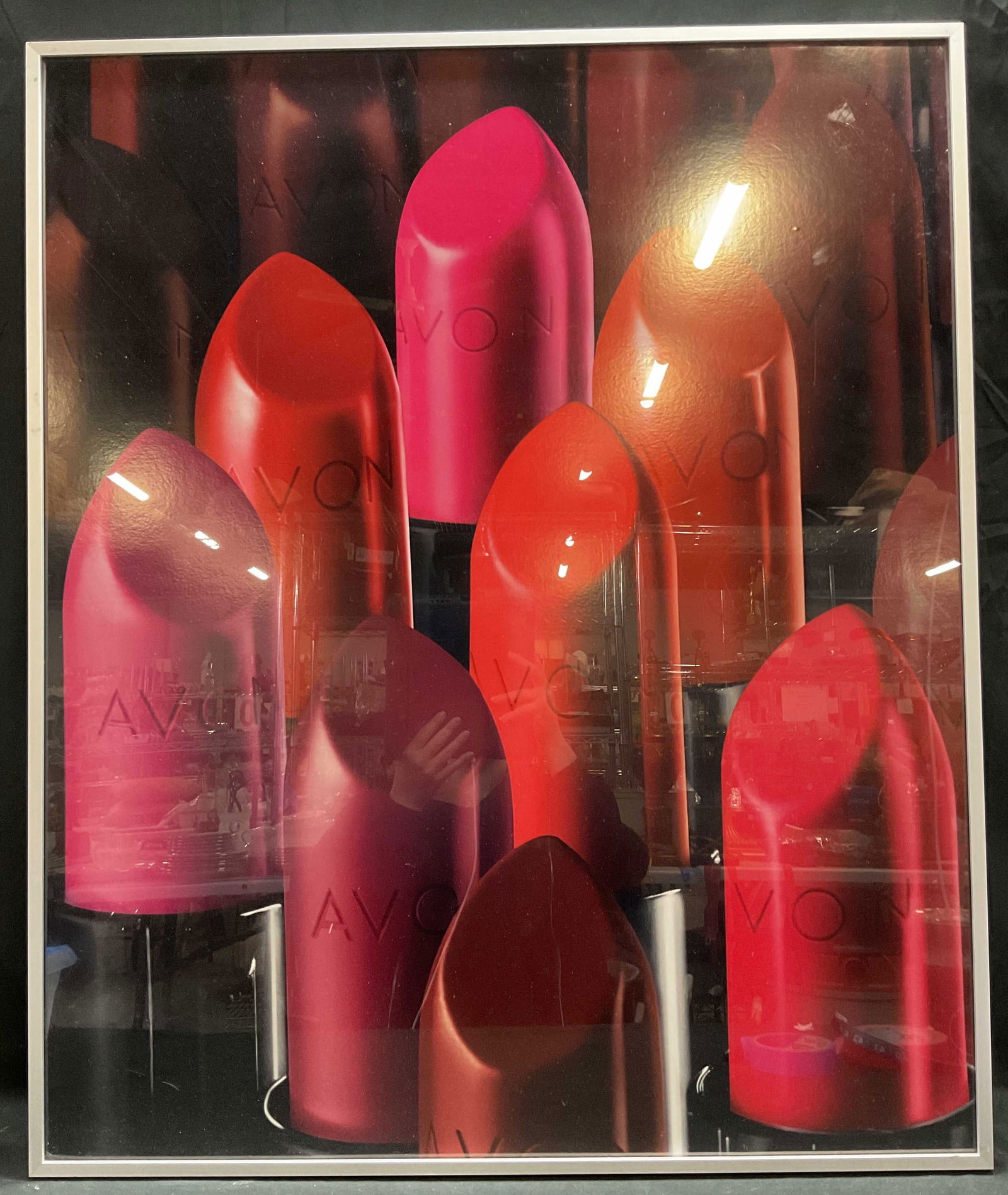 Framed Avon Lipstick Advertising Litho Poster 3ft (1 of 2)