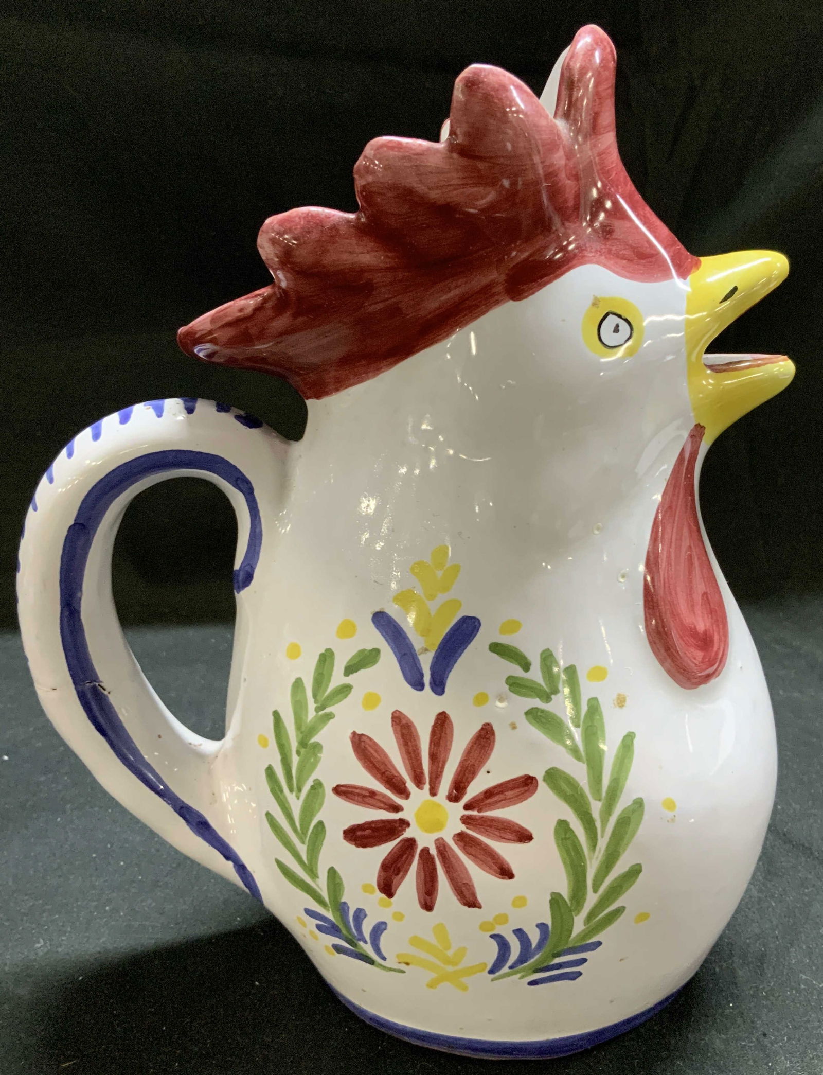 Vntg Sigma The Tastesetter Rooster Pitcher ITALY (1 of 6)