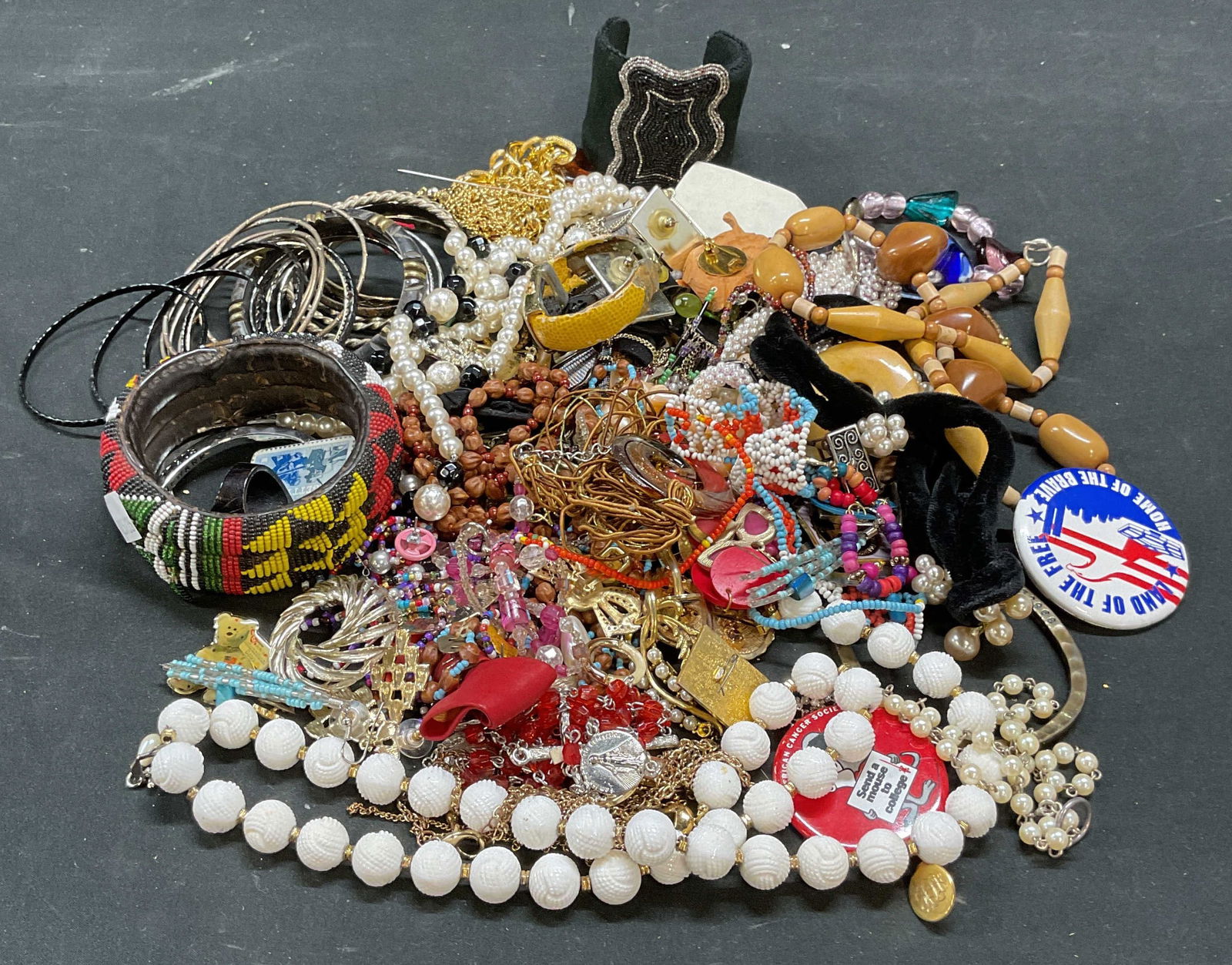 Group 50+ Costume & Semiprecious Jewelry (1 of 8)