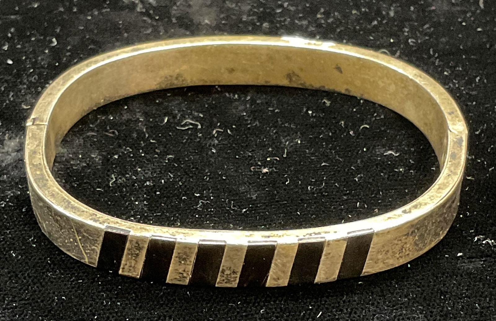 Vintage Sterling Silver Bangle Bracelet (1 of 7)