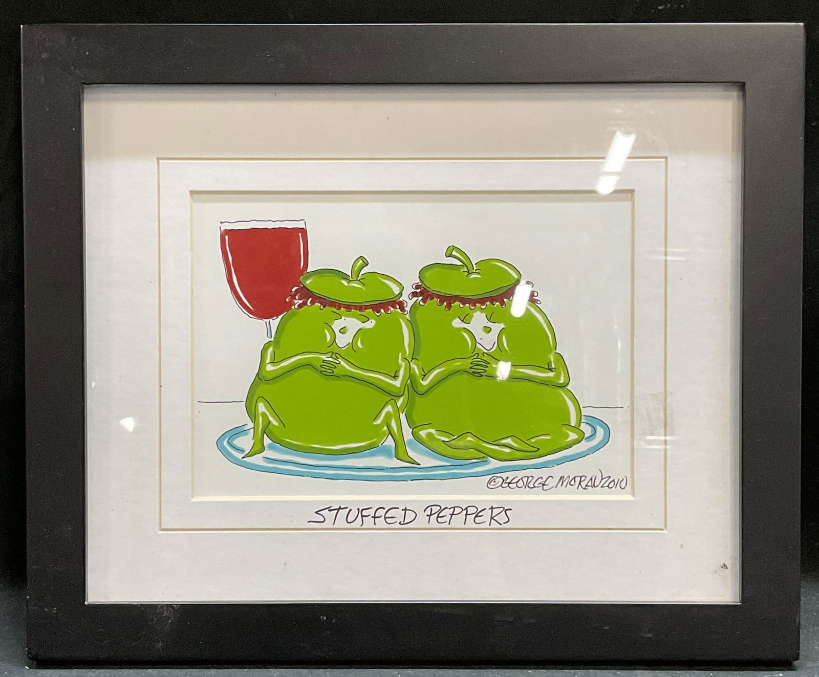 Signed George Moran Stuffed Pepper Lithograph 2010 (1 of 6)
