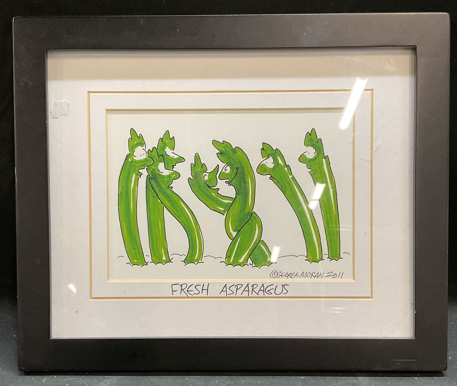 Signed George Moran Asparagus Illustration 2011 (1 of 6)