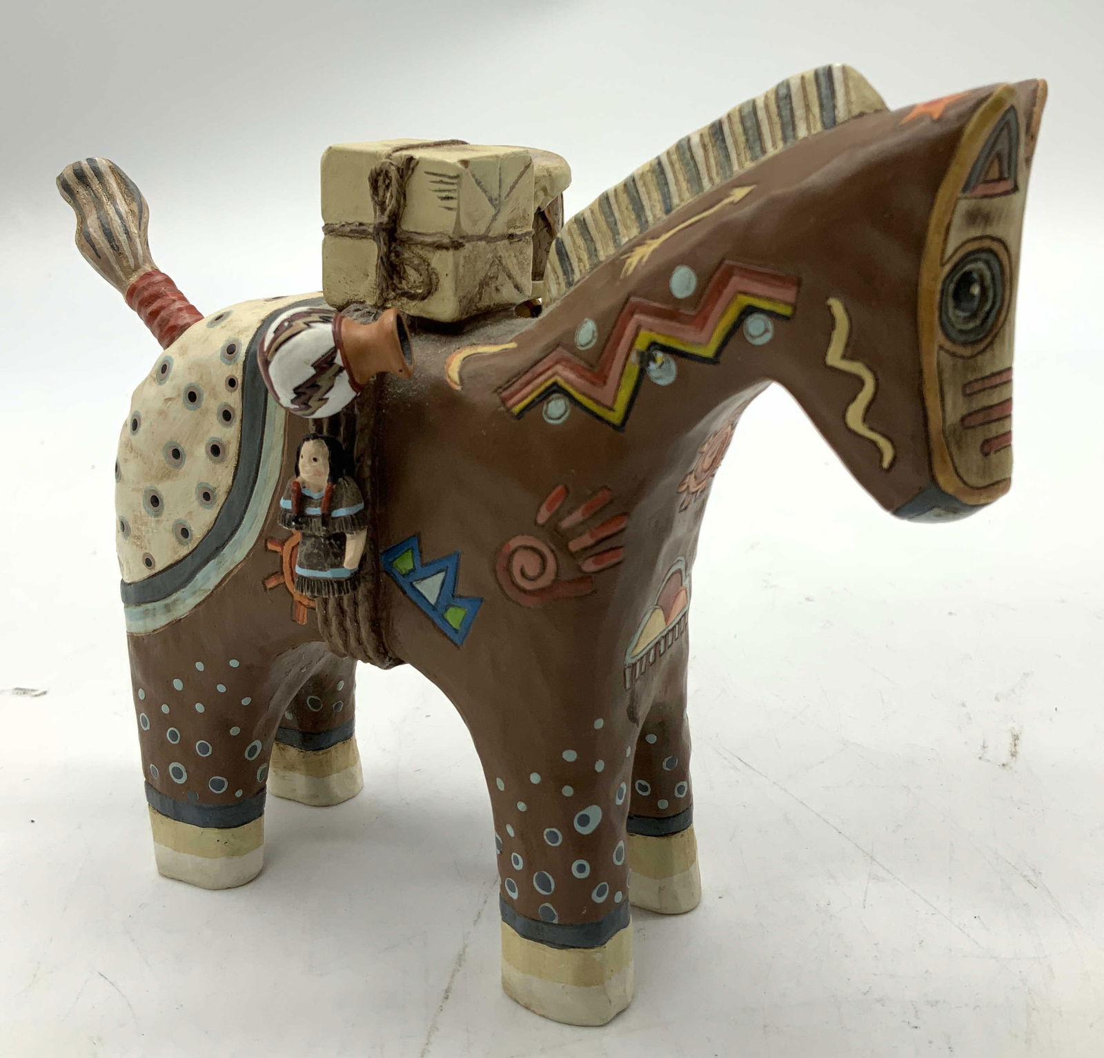 Robert Shields Design Polychrome Storyteller Horse (1 of 7)