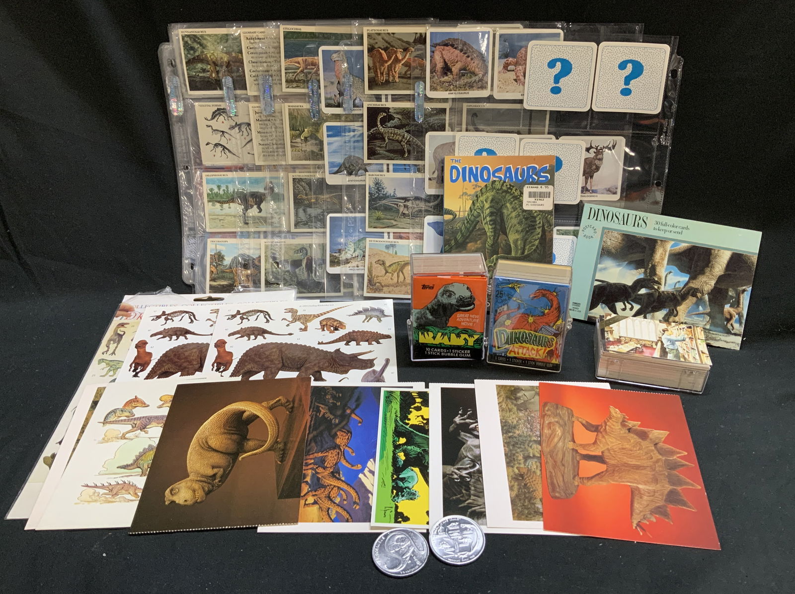 Lot 80+ Dinosaur Trading Cards, Post Cards & More (1 of 17)