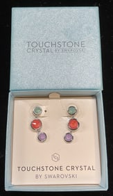 Swarovski Touchstone Multi Crystal Earrings