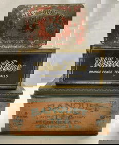 Lot 3 C. 1900-1940s Advertising Tea Tins MCCORMICK