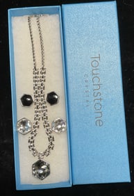 Swarovski Touchstone Crystal Pendant Necklace NIB