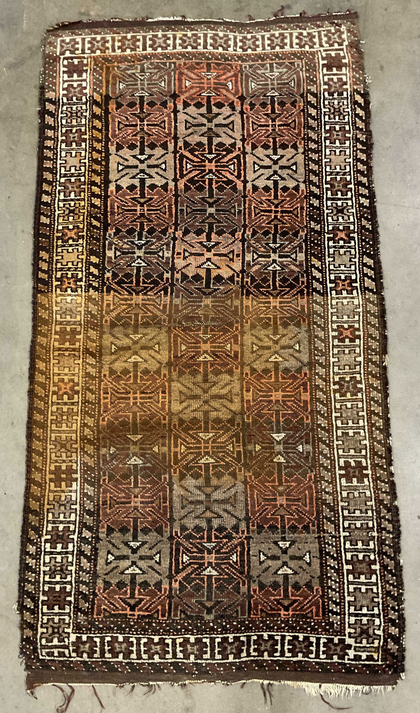 Antique Turkish Style Wool Kilim Rug 60in (1 of 7)