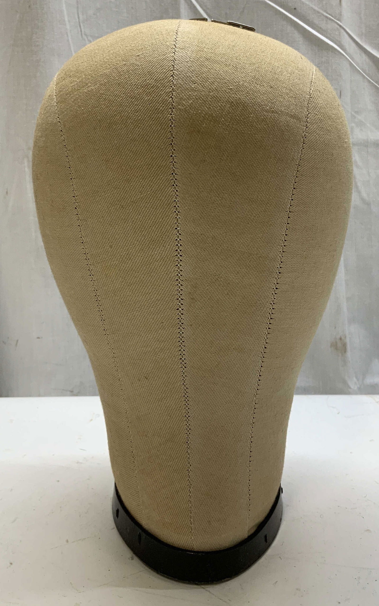 Vntg Patented Canvas Millinery Mannequin Head (1 of 6)
