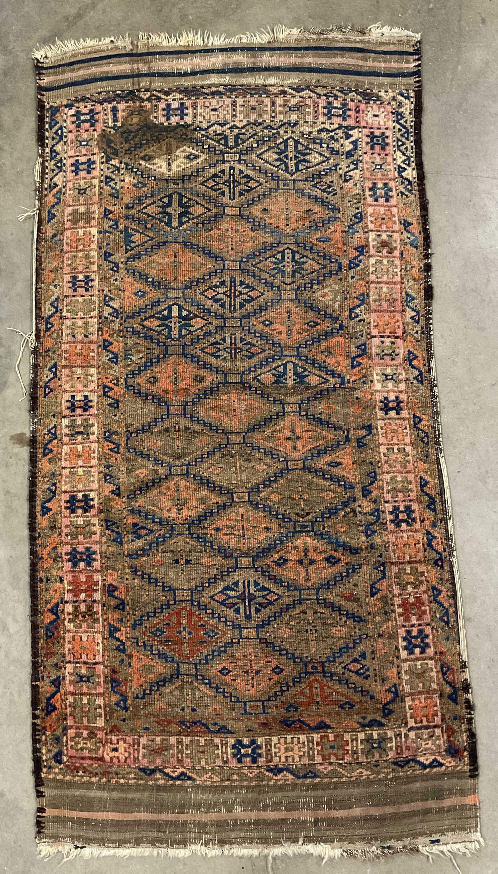 Antique Caucasian Shirvan Wool Rug 61in (1 of 6)