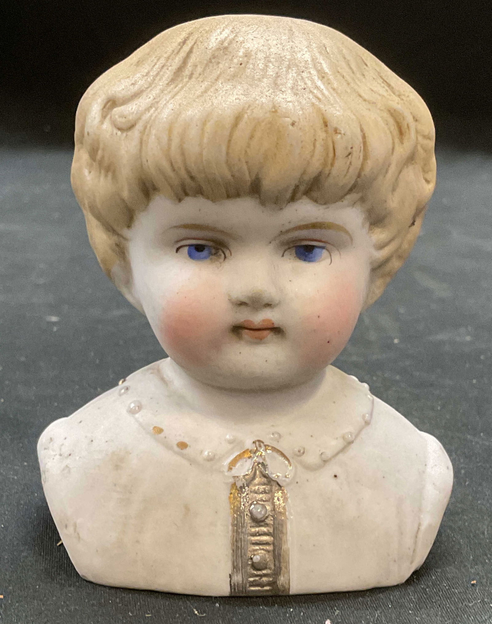 Vintage Hand Painted Porcelain Doll Head (1 of 6)