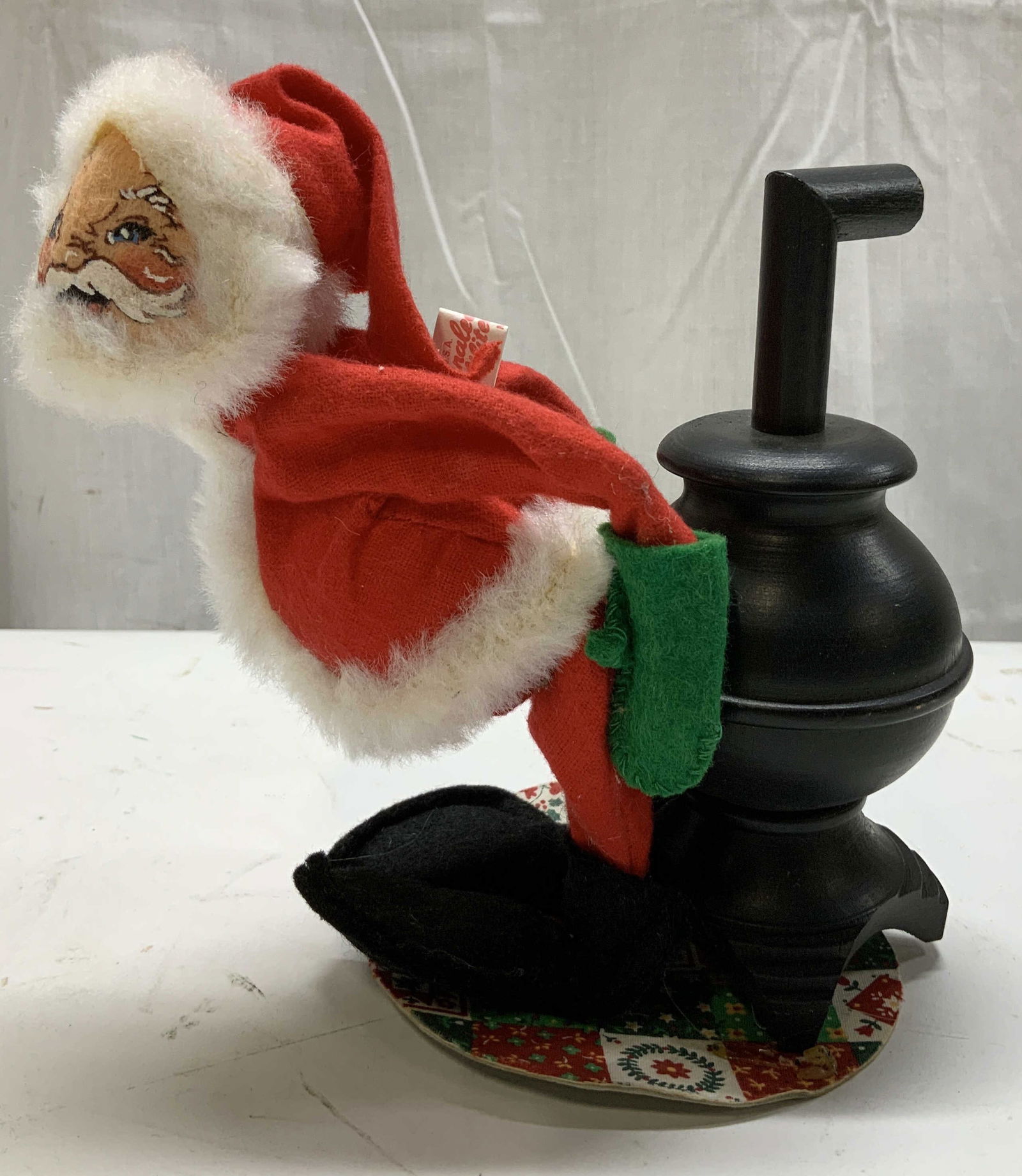 1963 Annalee Mobilitee Santa W Potbelly Stove USA (1 of 7)