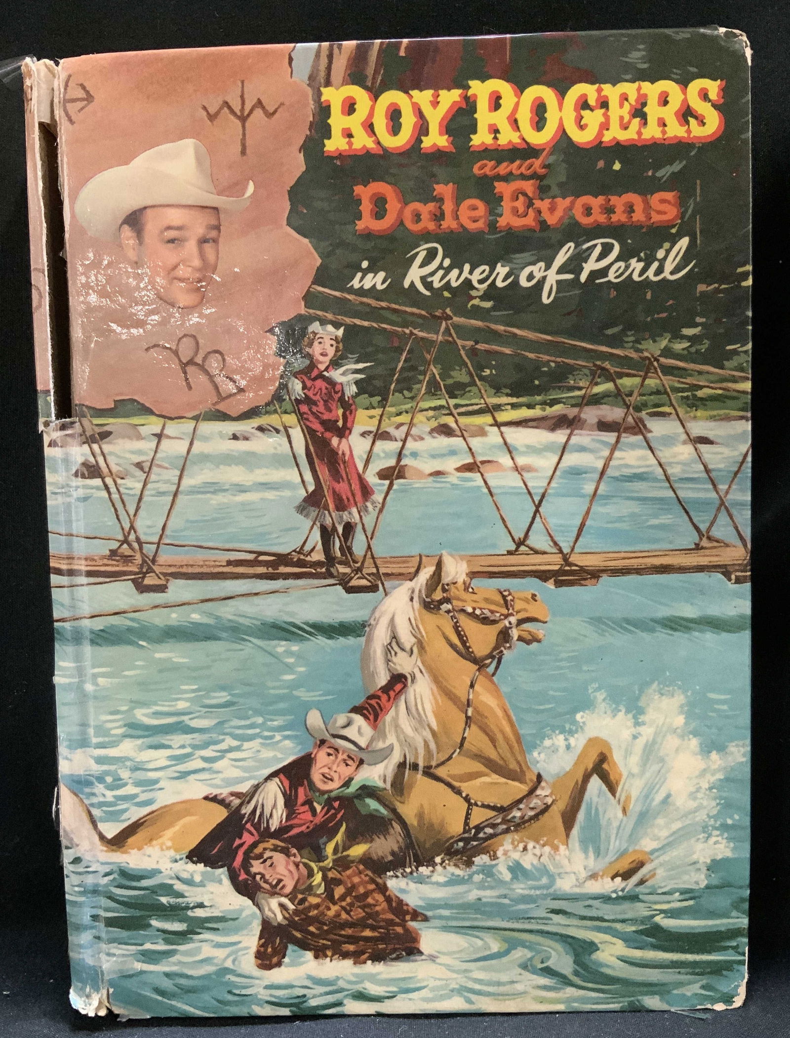 1957 Roy Rogers&Evans in River of Peril Bk FANNIN (1 of 11)