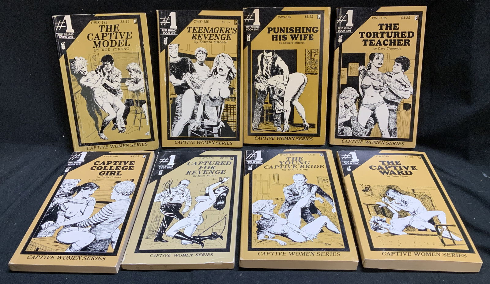 Lot 8 Captive Women Series 1980s Bks STEEL+ (1 of 9)