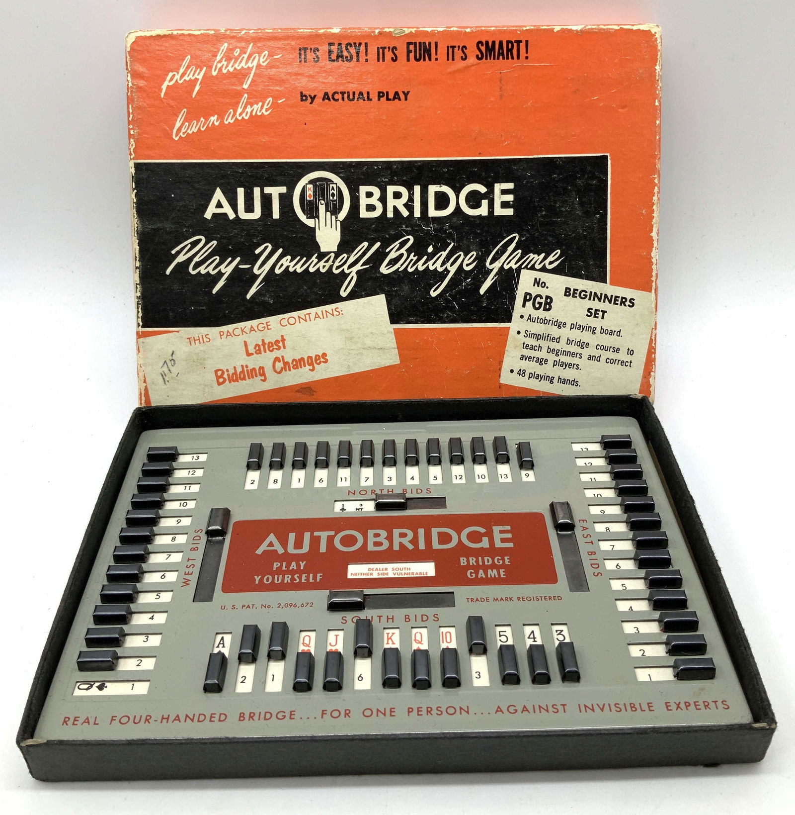 Vntg Autobridge Play-Yourself Bridge Game W Box (1 of 7)