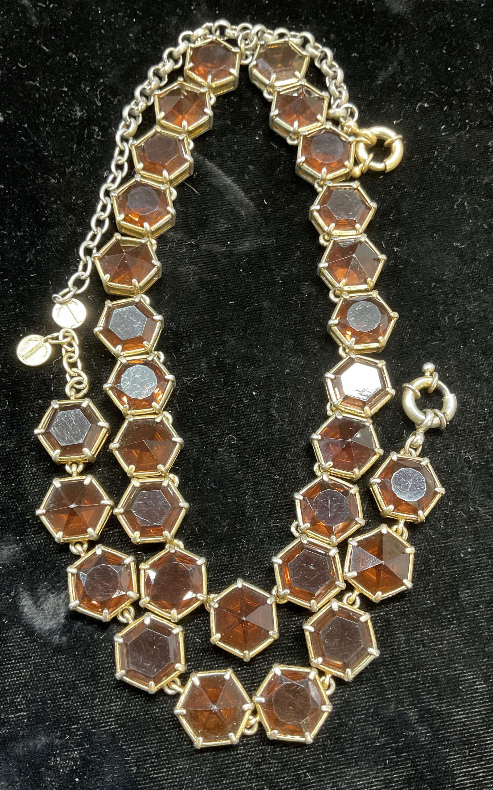 Lot 2 Signed T Crystal Necklace & Bracelet (1 of 6)