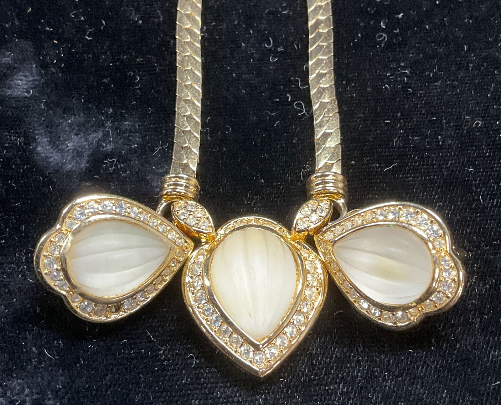 2 Christian Dior Pendant Necklace & Earrings (1 of 8)