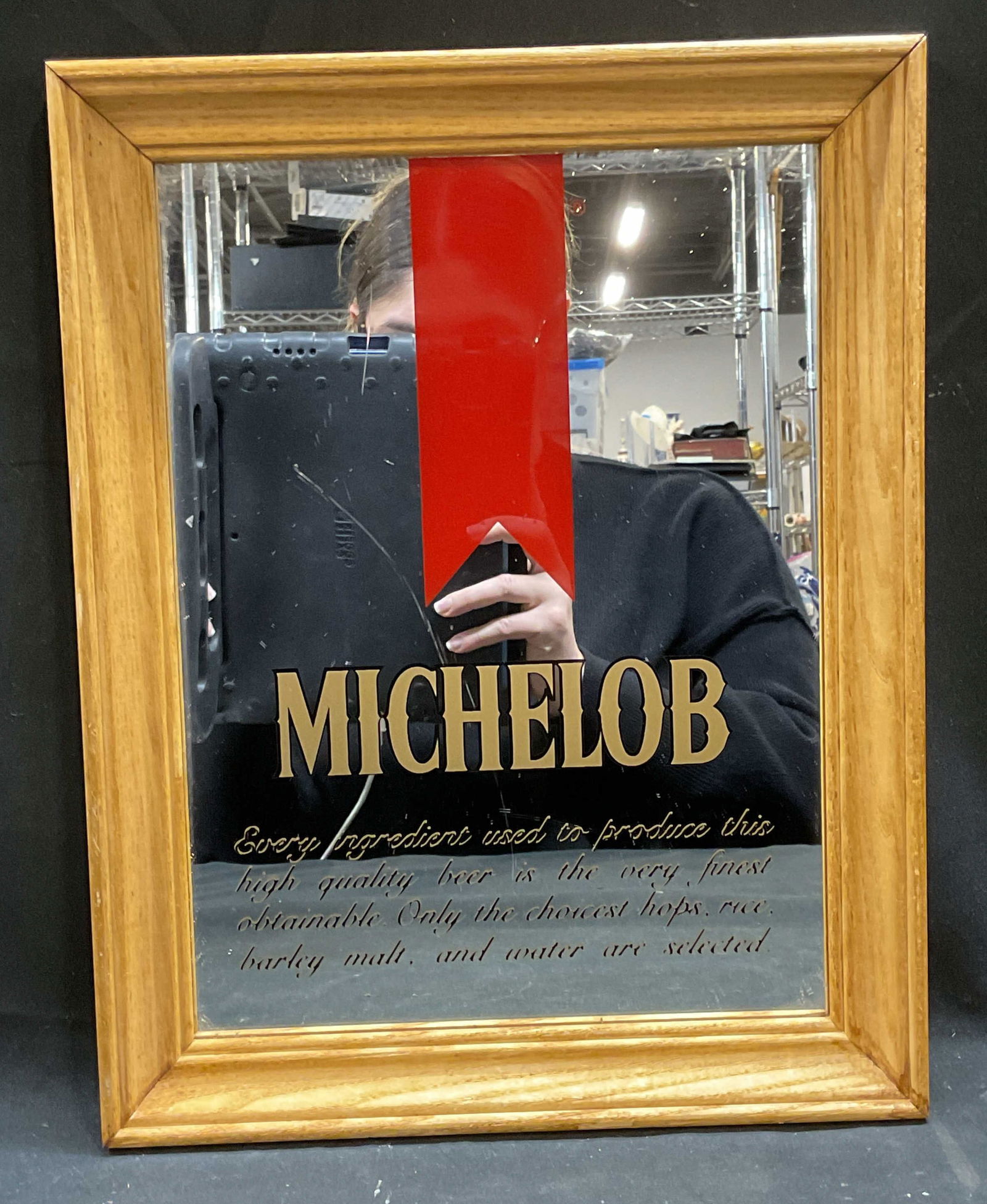Vintage Michelob Beer Advertising Mirror (1 of 6)