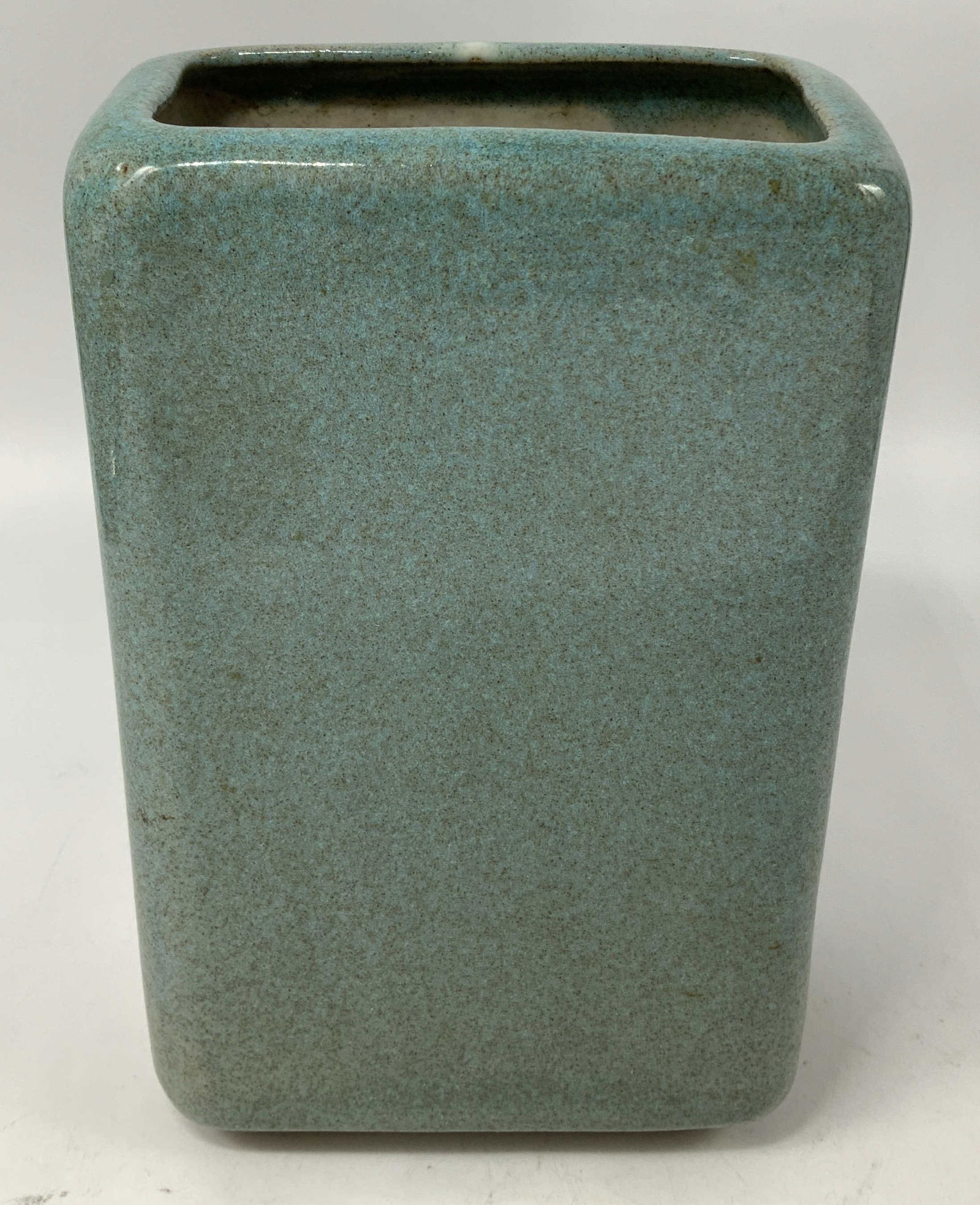 Glidden Turquoise Matrix Glaze Ceramic Vase (1 of 6)