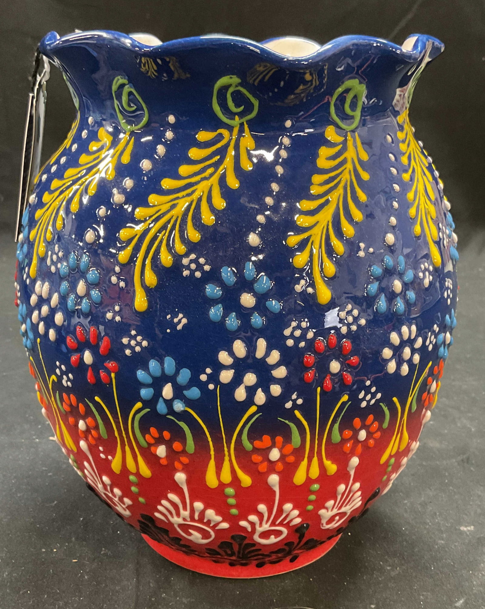 Ozen Turkish Hand Painted Ceramic Vase (1 of 6)
