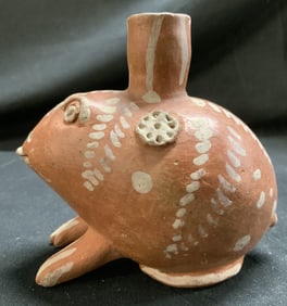 Handcrafted Terracotta Frog Vessel