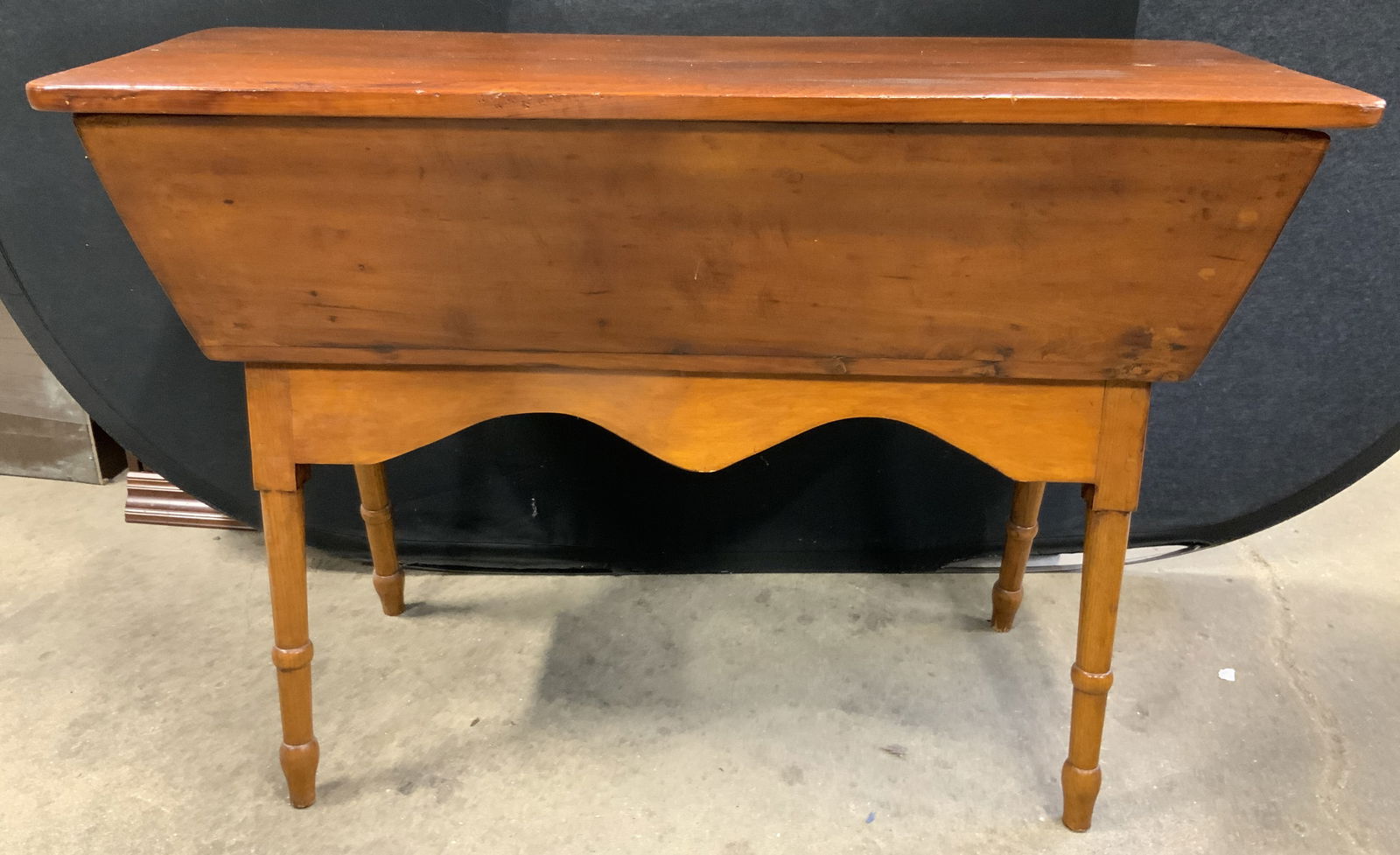 Antq Wooden Primitive Dough Box Table W Lid (1 of 9)