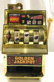 WACO Vntg Golden Jackpot Mini Slot Machine Japan