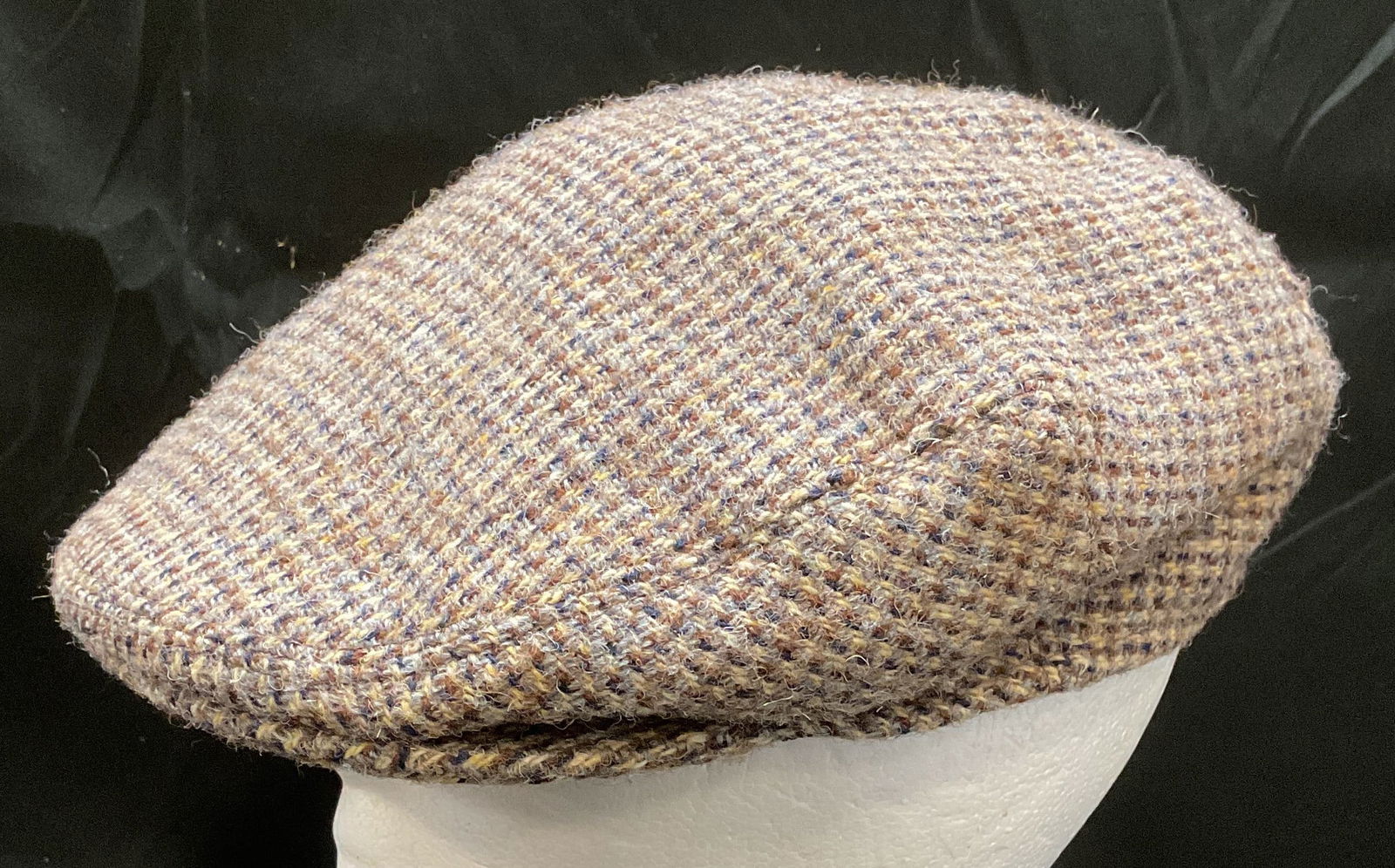 Vtg LL Bean Harris Tweed Wool Hat, England (1 of 6)