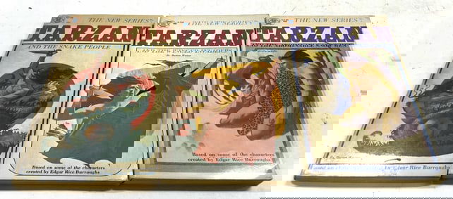 1964 Lot 3 Vtg Tarzan Series WERPER 1st Ed Bks