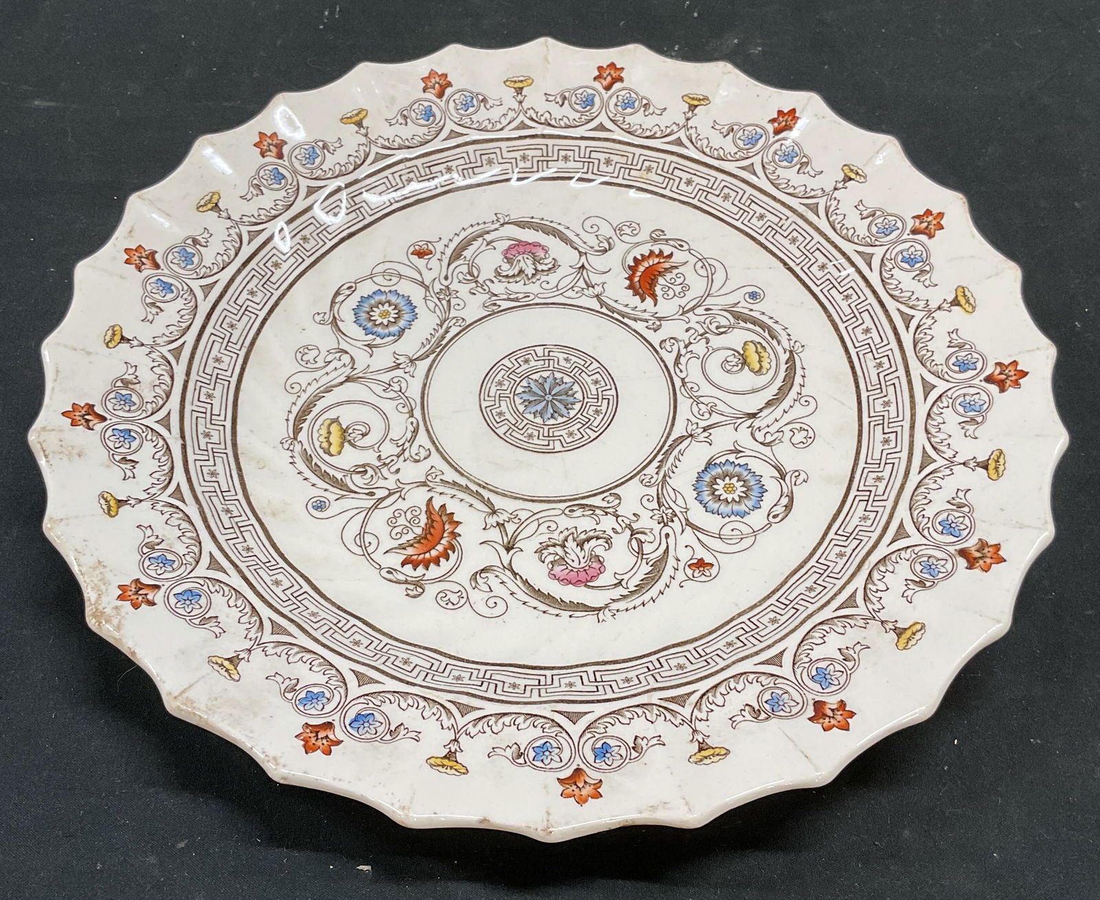 Copeland Spode Florence Earthenware Plate, Eng (1 of 6)