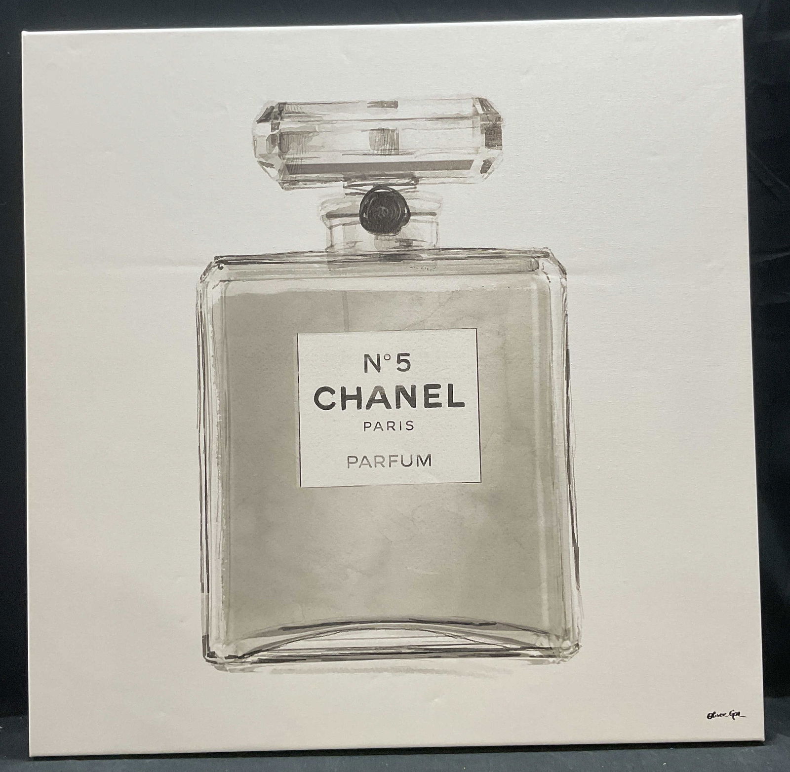 Oliver Gal Coco Chanel Soup Can Pop Art Print Coa