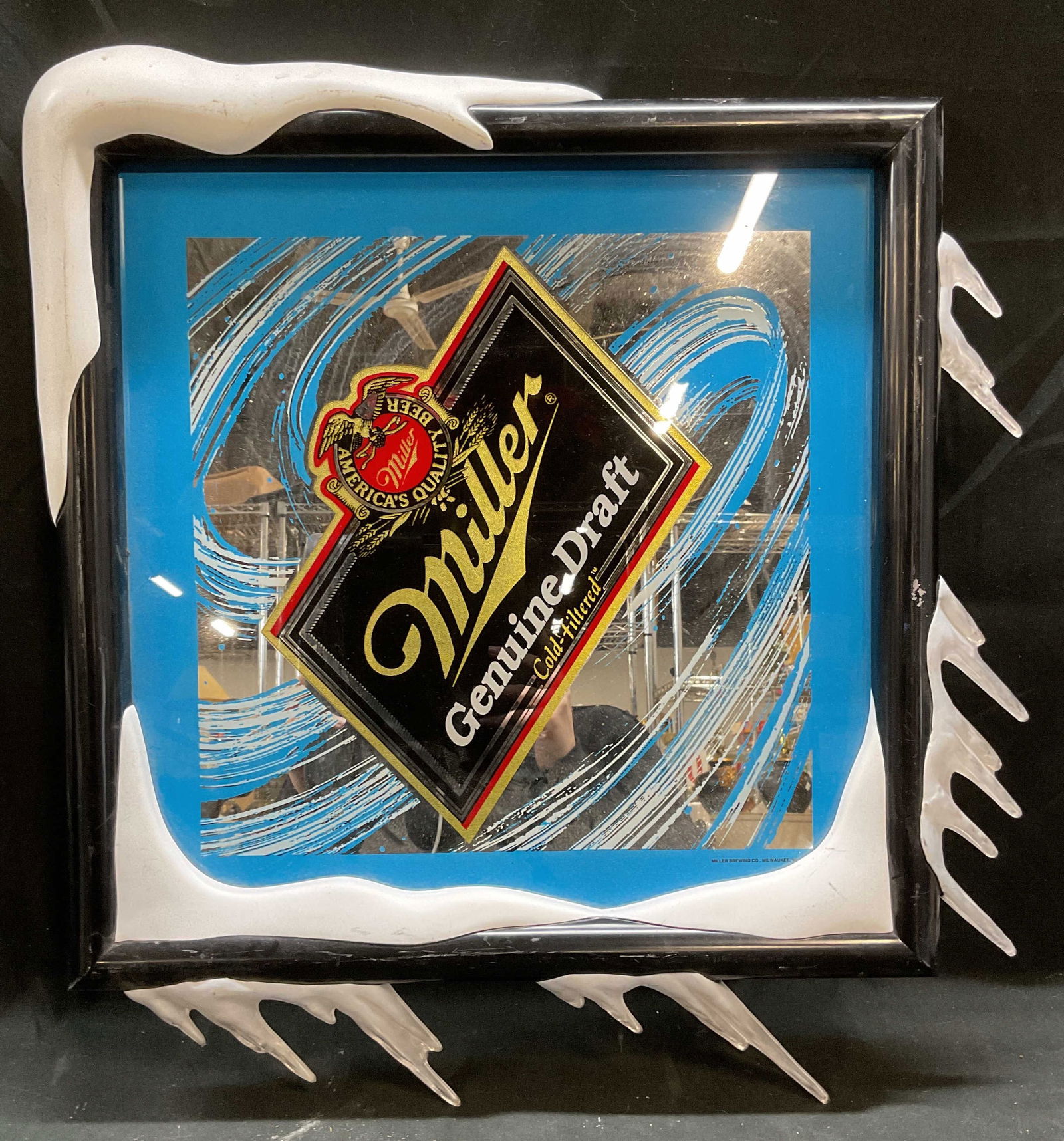 Vintage Miller Beer Advertising Mirror (1 of 6)