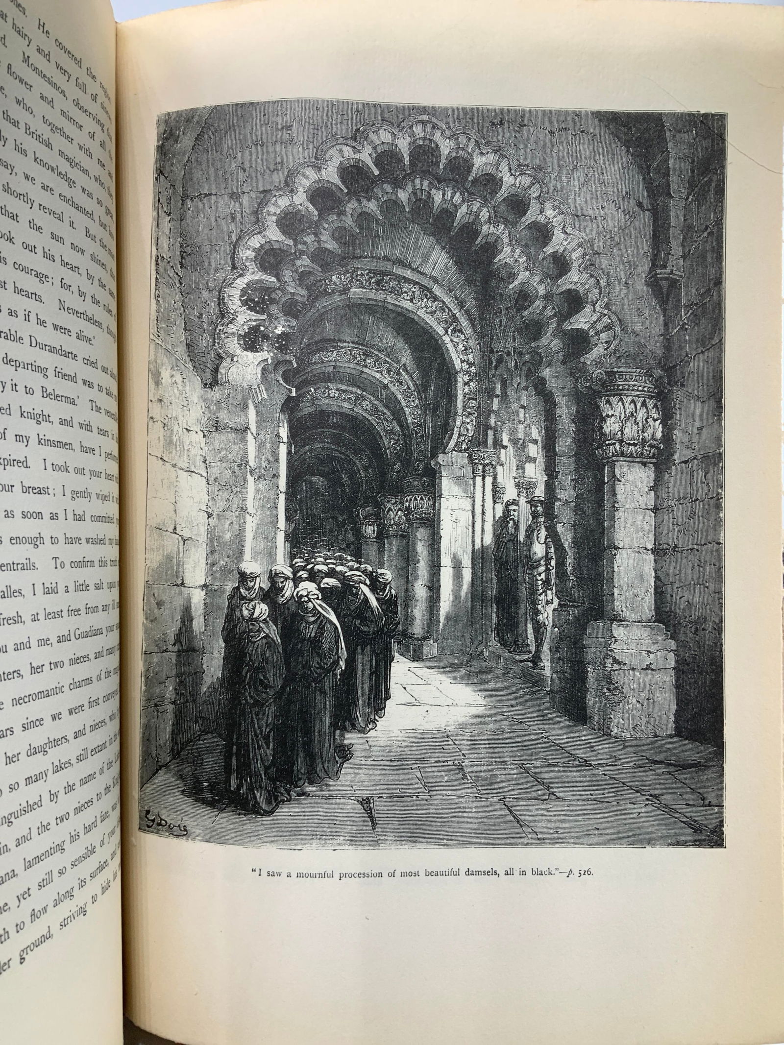Antq History of Don Quixote Uncut Bk CERVANTES: The History of Don Quixote. By Cervantes. Text edited by F.W. Clarke, M.A & a biographical notice of Cervantes, by T. Teignmouth Shore, M.A. illustrated by Gustave Dore. The Hogarth Press, INC. NEW YO