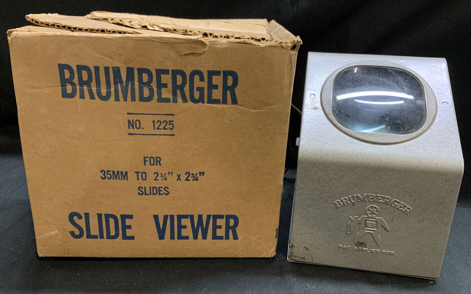 Vntg Brumberger No.1225 Slide Viewer W Box USA (1 of 7)