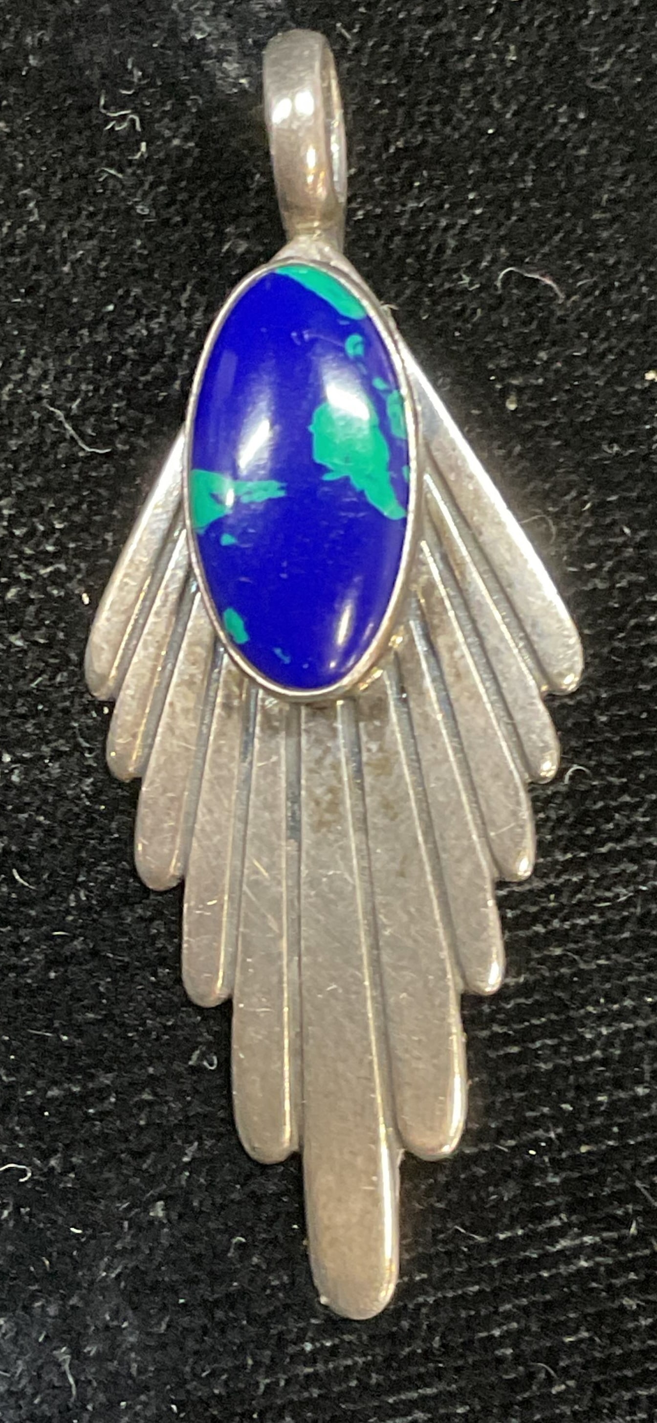 Wayne De Santis Sterling Silver Blue Pendant (1 of 6)
