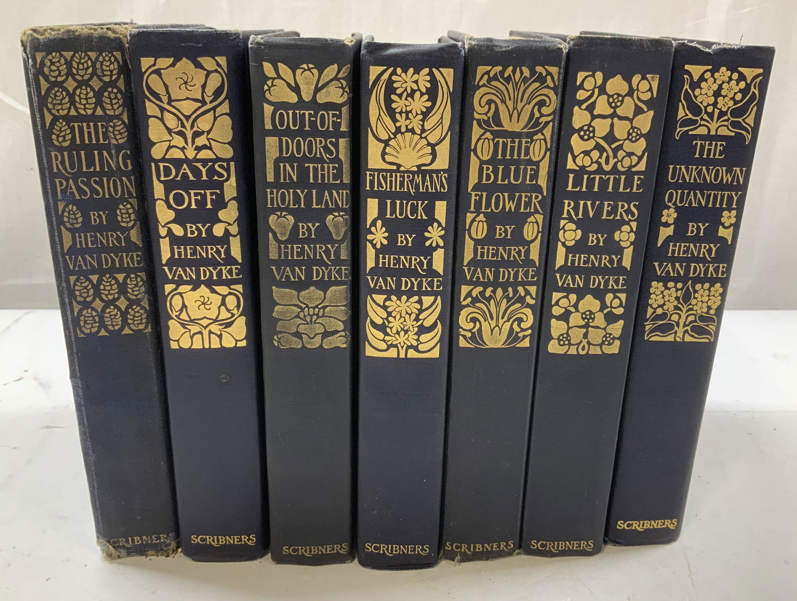 Set 7 Scribners 1900-1910s Illustr Books Van DYKE (1 of 15)