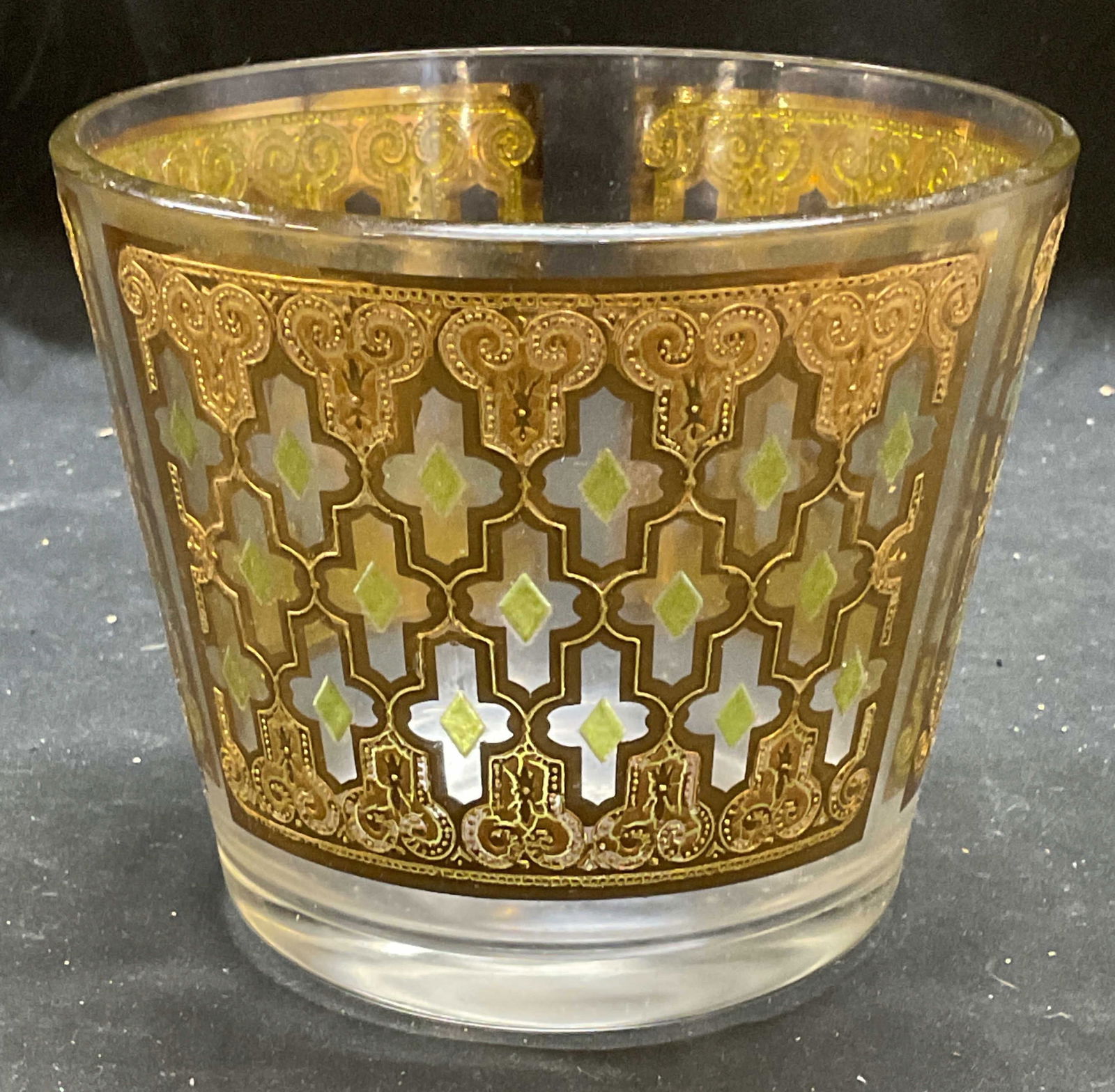 Vintage Gilt Ornate Glass Ice Bucket (1 of 6)