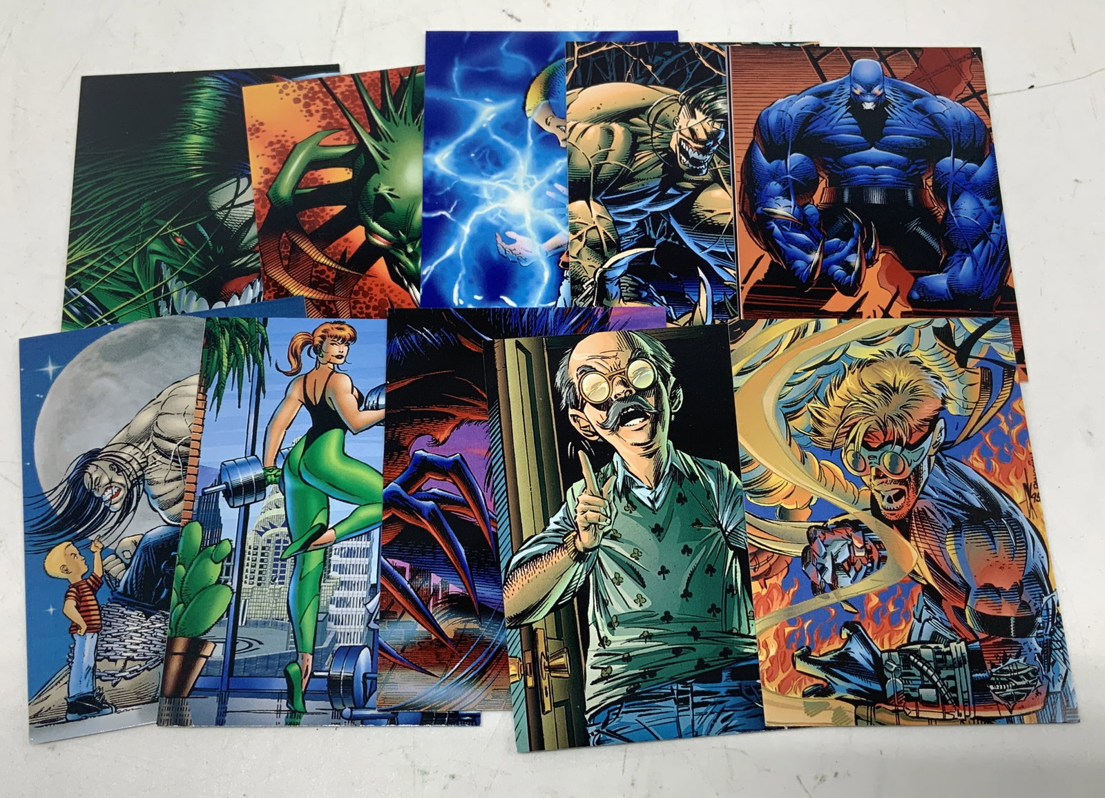 Lot 30+1995 Intrepid Pitt Collectible Trading Crds: Lot 30+ of 1995 Intrepid Pitt collectible trading cards. Cards vary in illustrations. Come in an acrylic box. Surface wear consistent to age, use & exposure. Measurements: length 3.5in x width 2.5in. 