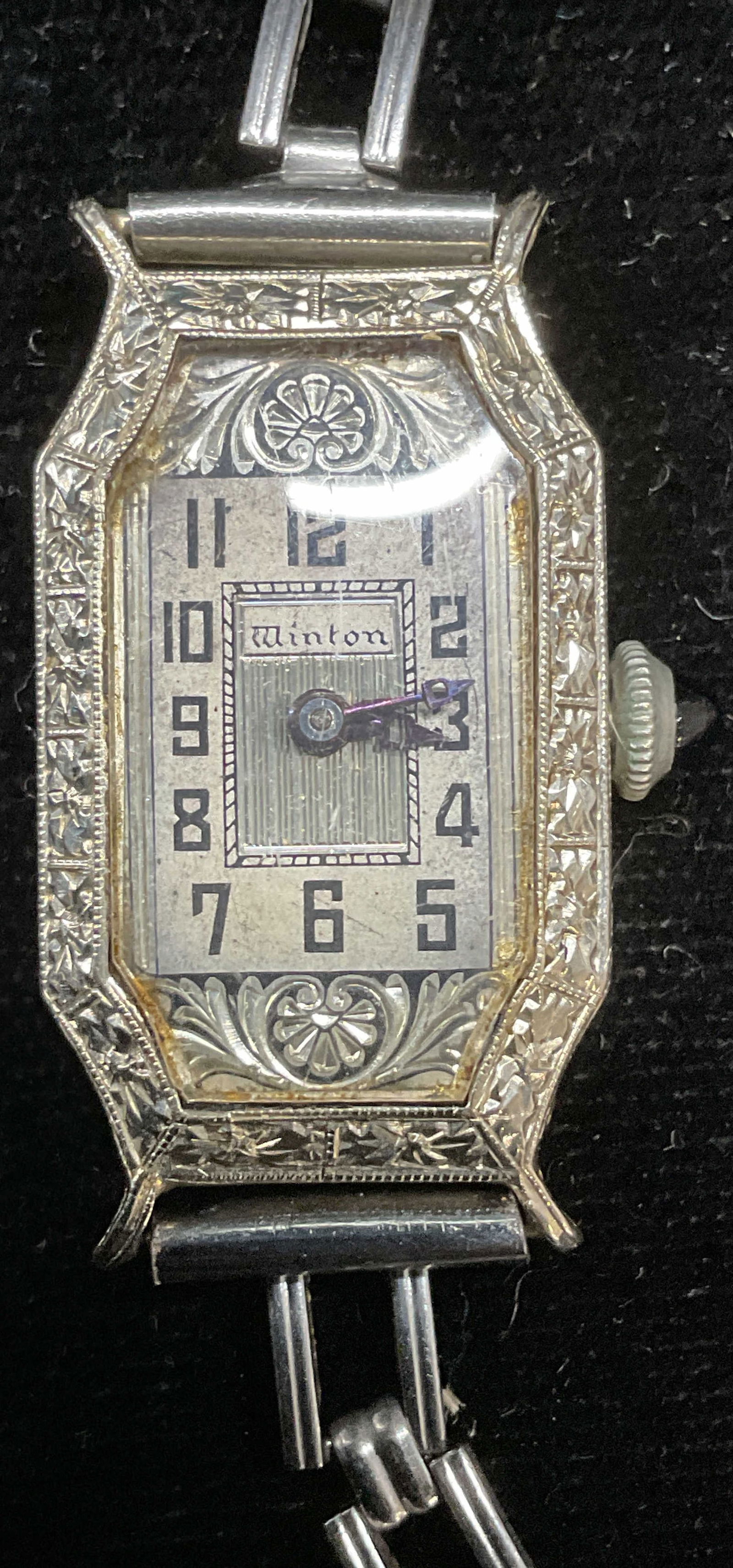 Winton Art Deco 14k Gold Watch USA (1 of 7)