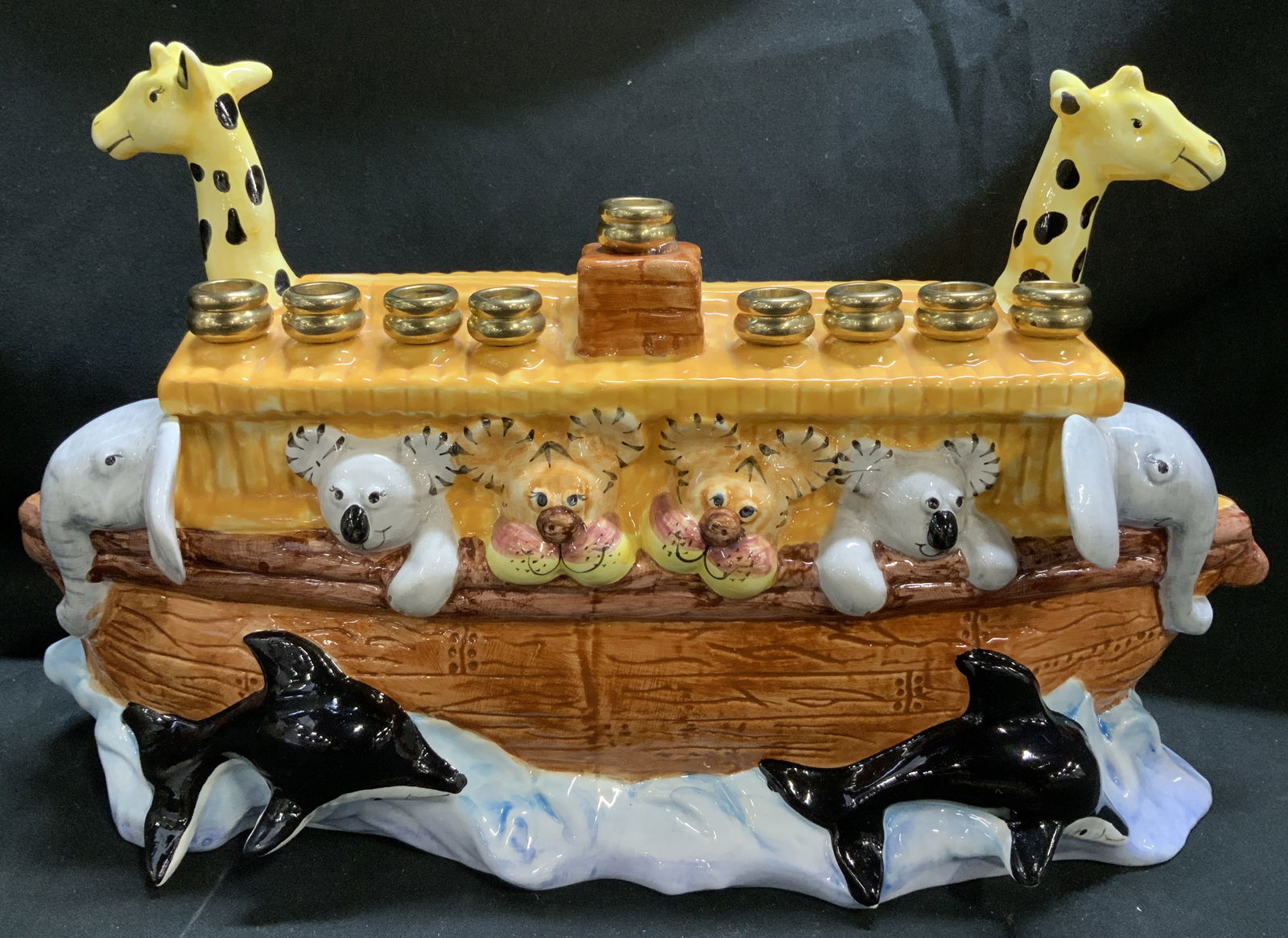 Ana Judaica Heritage Collection Ceramic Menorah (1 of 6)