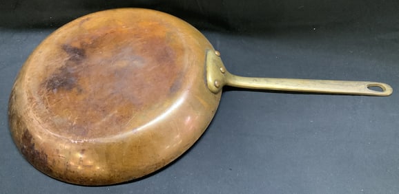 Williams Sonoma Copper & Brass Skillet FRANCE