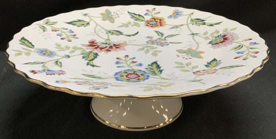 Andrea by Sadek Buckingham Porc Cake Plate JAPAN