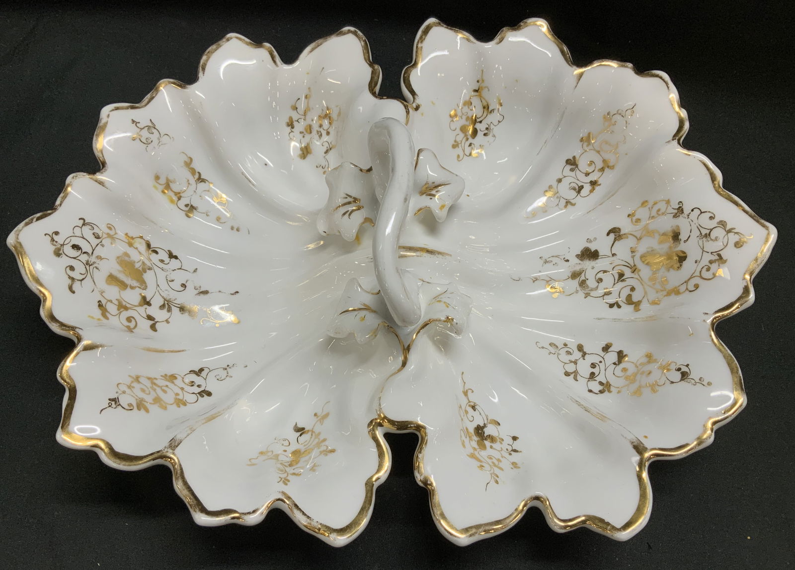 Vtg Carl Tielsch Porc Double Sided Serving Dish (1 of 6)